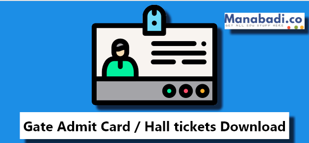 exam 2019 hall tickets class 10th Gate Gate Admit ticket 2019 Hall @gate.iitm.ac.in 2019